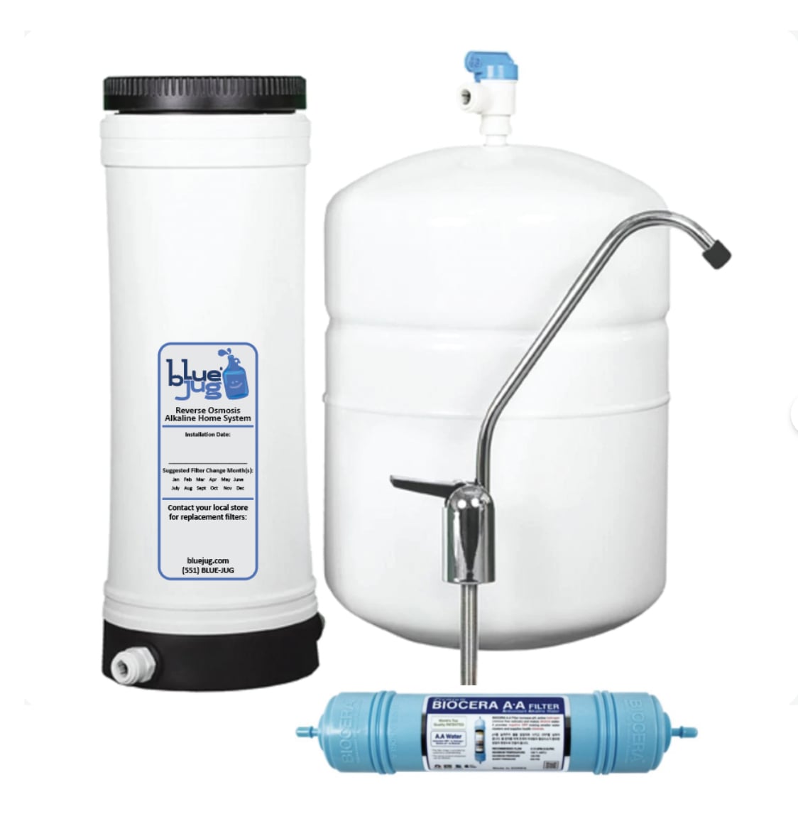 Blue Jug undersink alkaline water system
